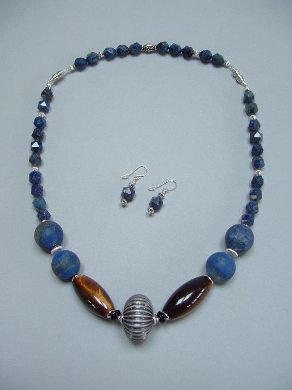 Blue Planet Long Eleyne Williams - Narrative Necklaces - Blue Planet Long