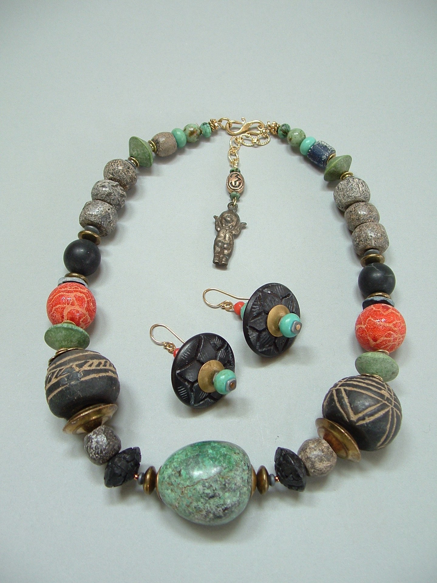 Creation Myth Eleyne Williams - Narrative Necklaces - Creation Myth