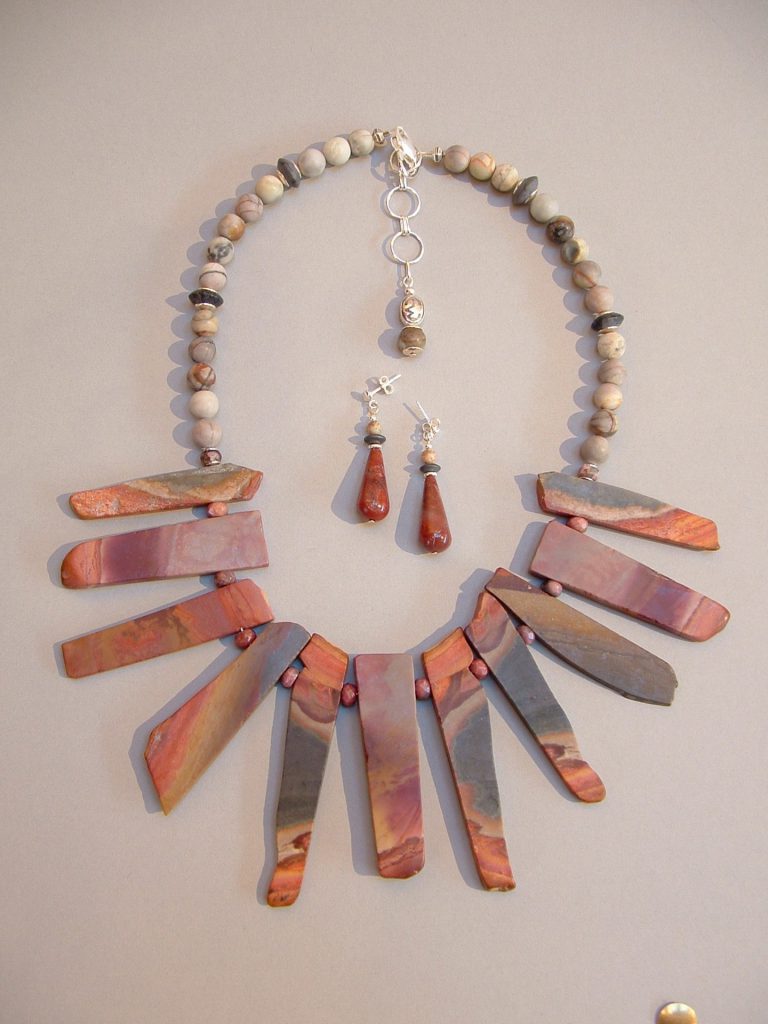 Fragments Of An Evening Sky Eleyne Williams - Narrative Necklaces - Fragments Of An Evening Sky