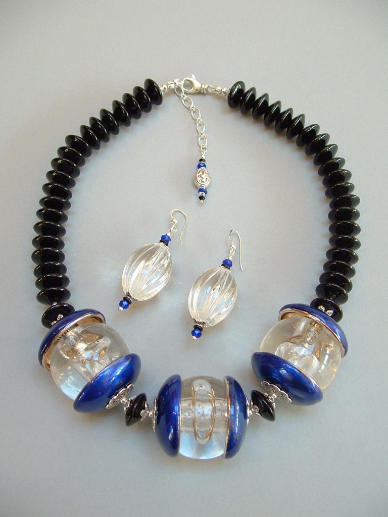 Out Of The Blue Eleyne Williams - Narrative Necklaces - Out Of The Blue