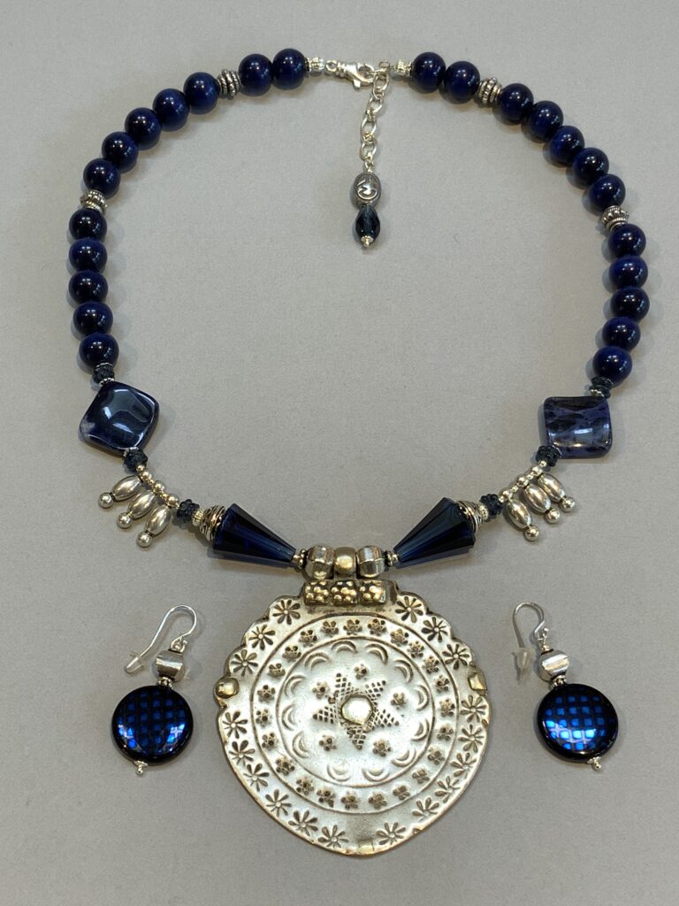 Mood Indigo Eleyne Williams - Narrative Necklaces - Mood Indigo
