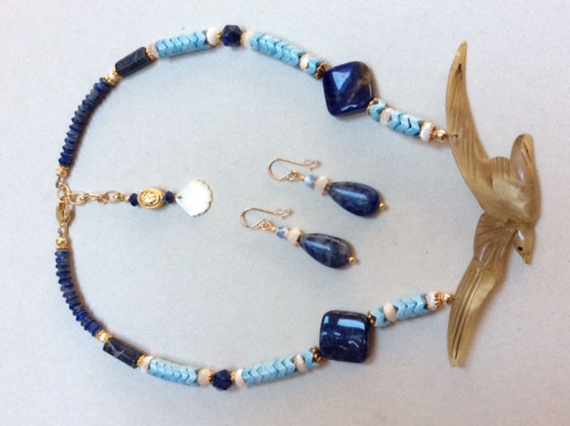 Sand, Sea, Sky Eleyne Williams - Narrative Necklaces - Sand, Sea, Sky
