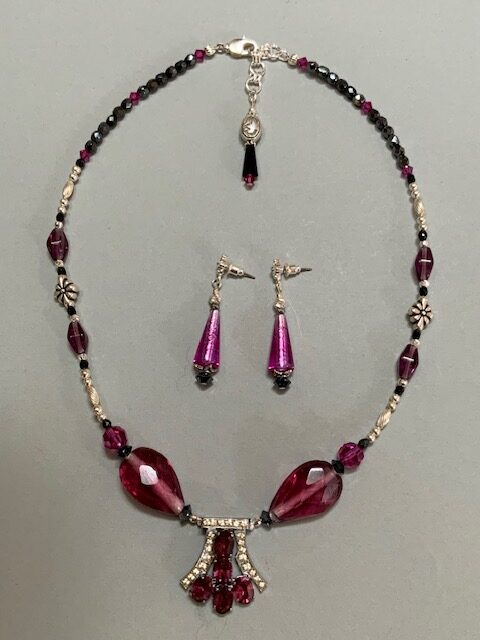 Pink Lady Eleyne Williams - Narrative Necklaces - Pink Lady