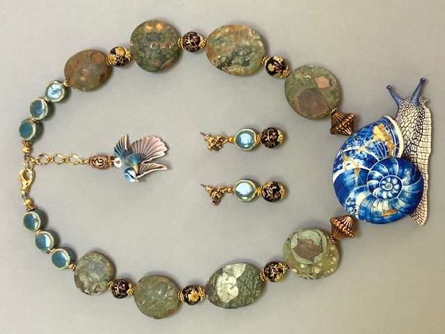Garden Path Eleyne Williams - Narrative Necklaces - Garden Path